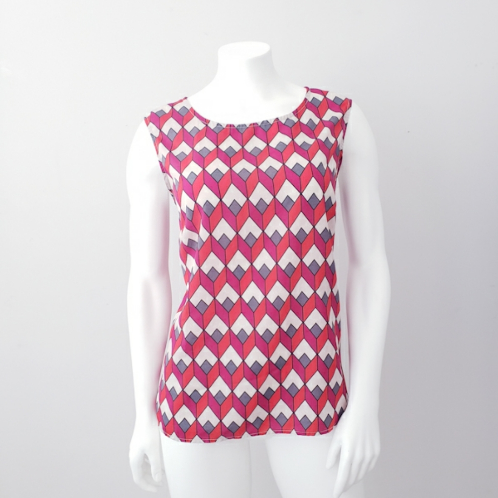 9 & Co Geometric Tank Top